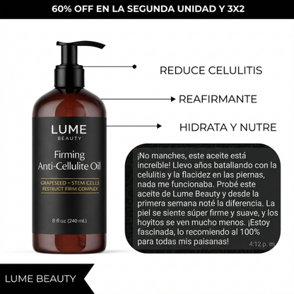 Aceite Anticelulitis - Adiós Flacidez y Arrugas